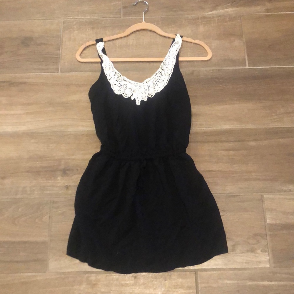 Black lace dress